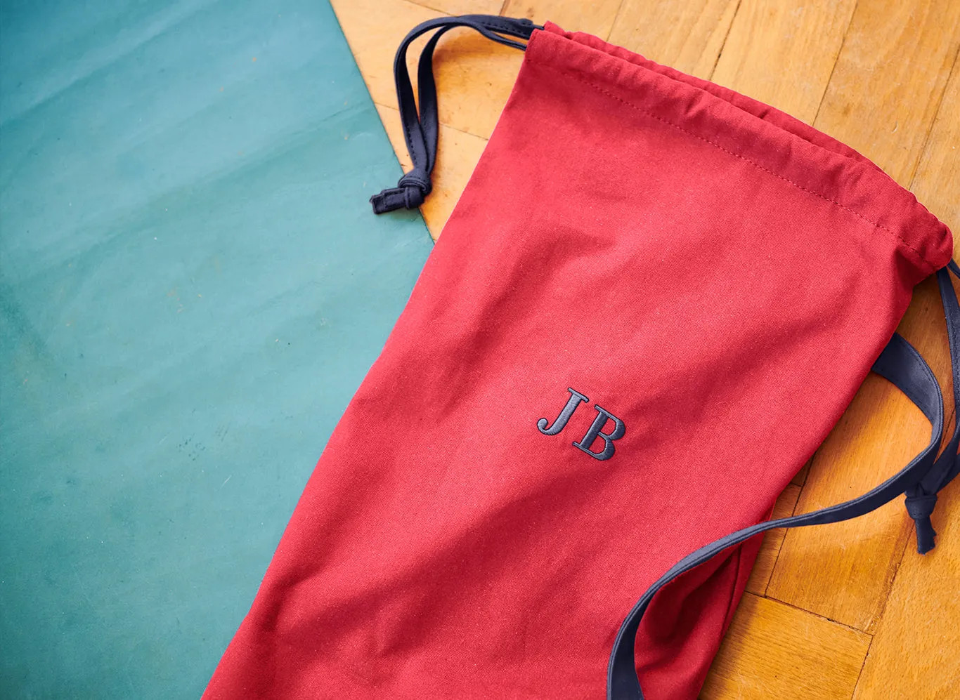 Yoga Bag - Coral / Navy