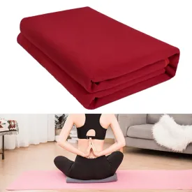 Yoga Blanket Meditation Auxiliary Blanket Yoga Supplies(Wine Red)